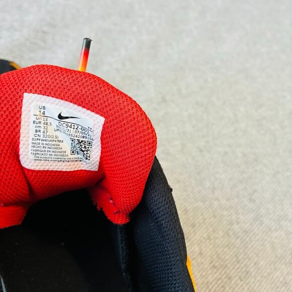 *RARE* Nike Air Max 95 'Black Kumquat' size 14M - Picture 6 of 6